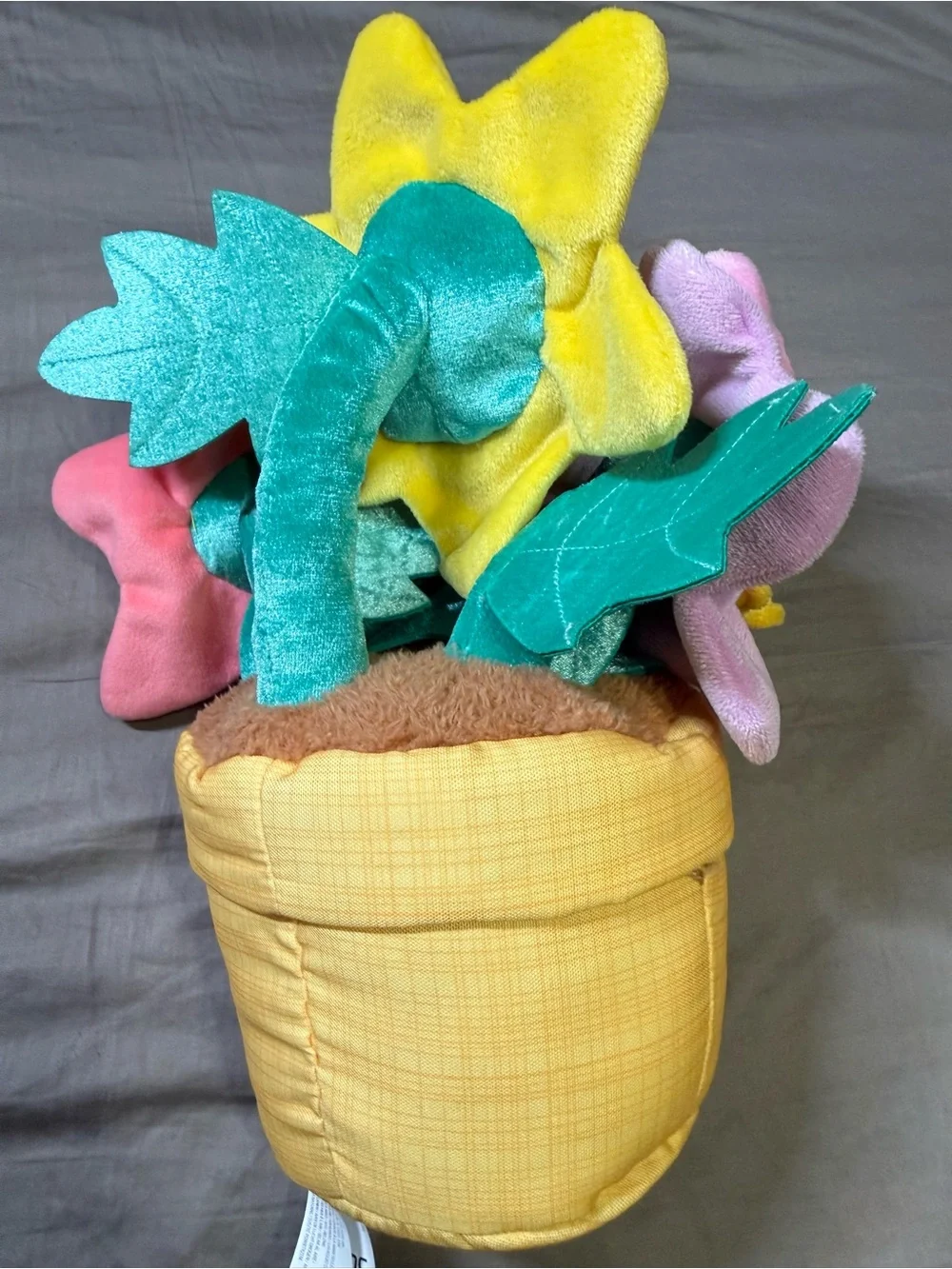 Disney Blooming Buddies Mickey Minnie Donald Daisy Plush Flower Pot Rare